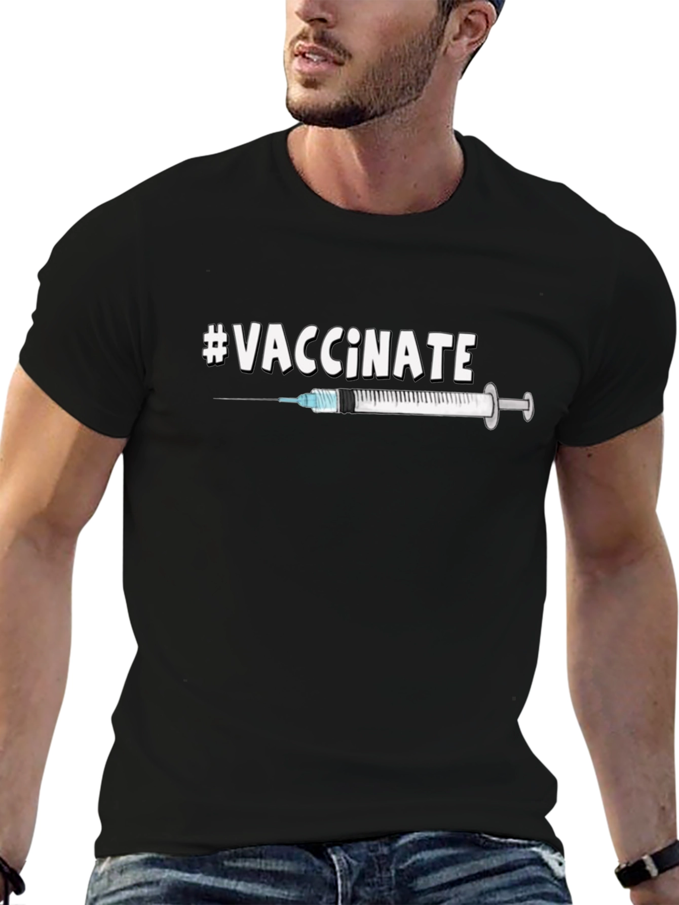 #Vaccinate T-Shirt - Pro Vaccine Message