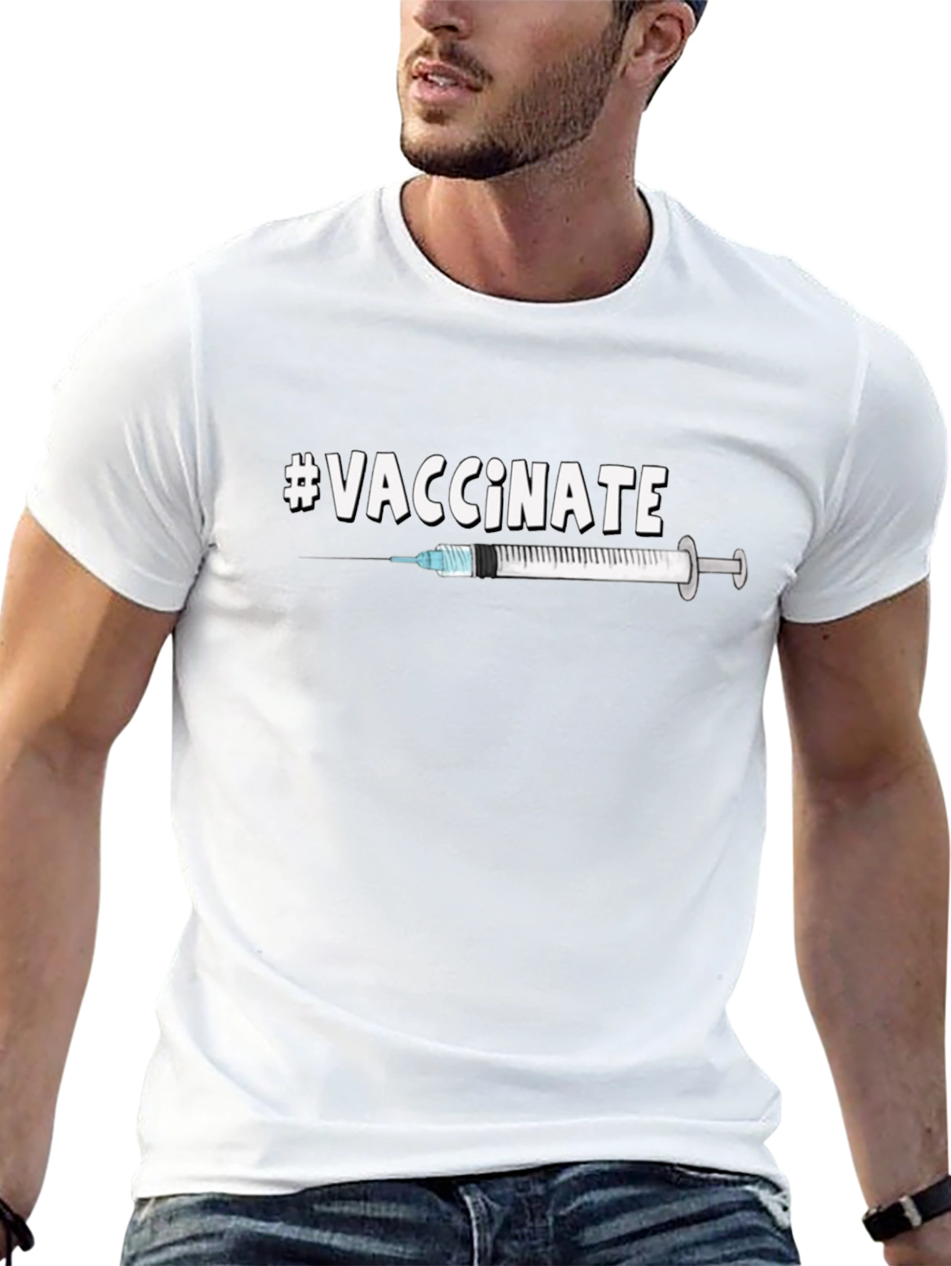 #Vaccinate T-Shirt - Pro Vaccine Message