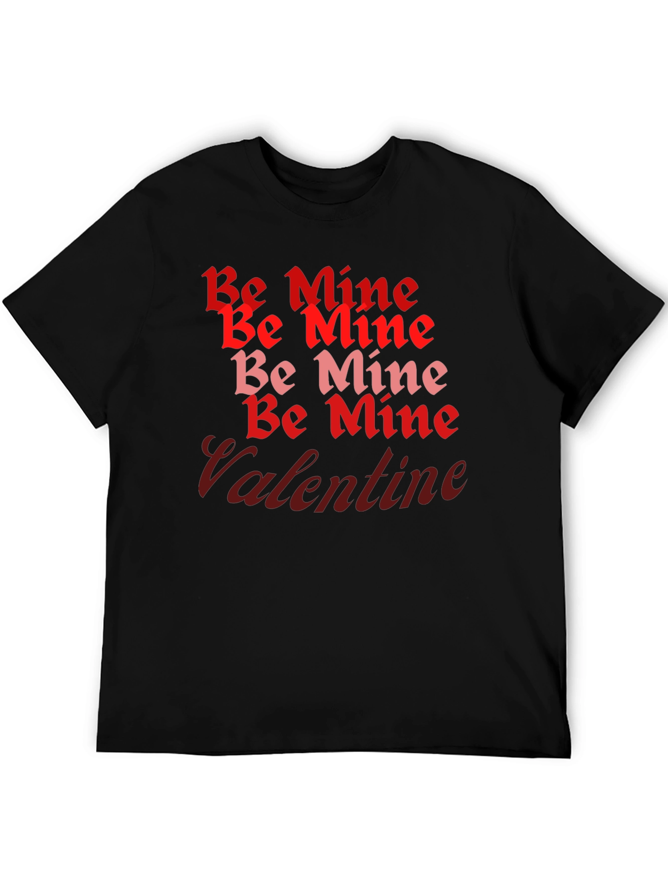 Be Mine Valentine T-Shirt - Red and Pink