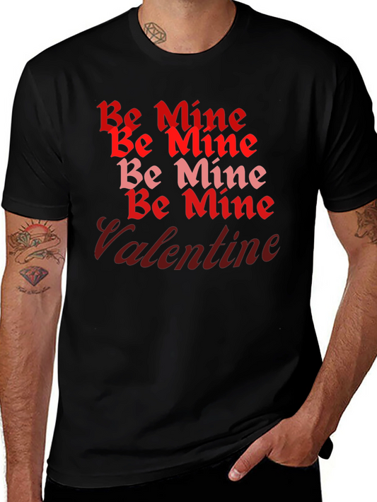 Be Mine Valentine T-Shirt - Red and Pink