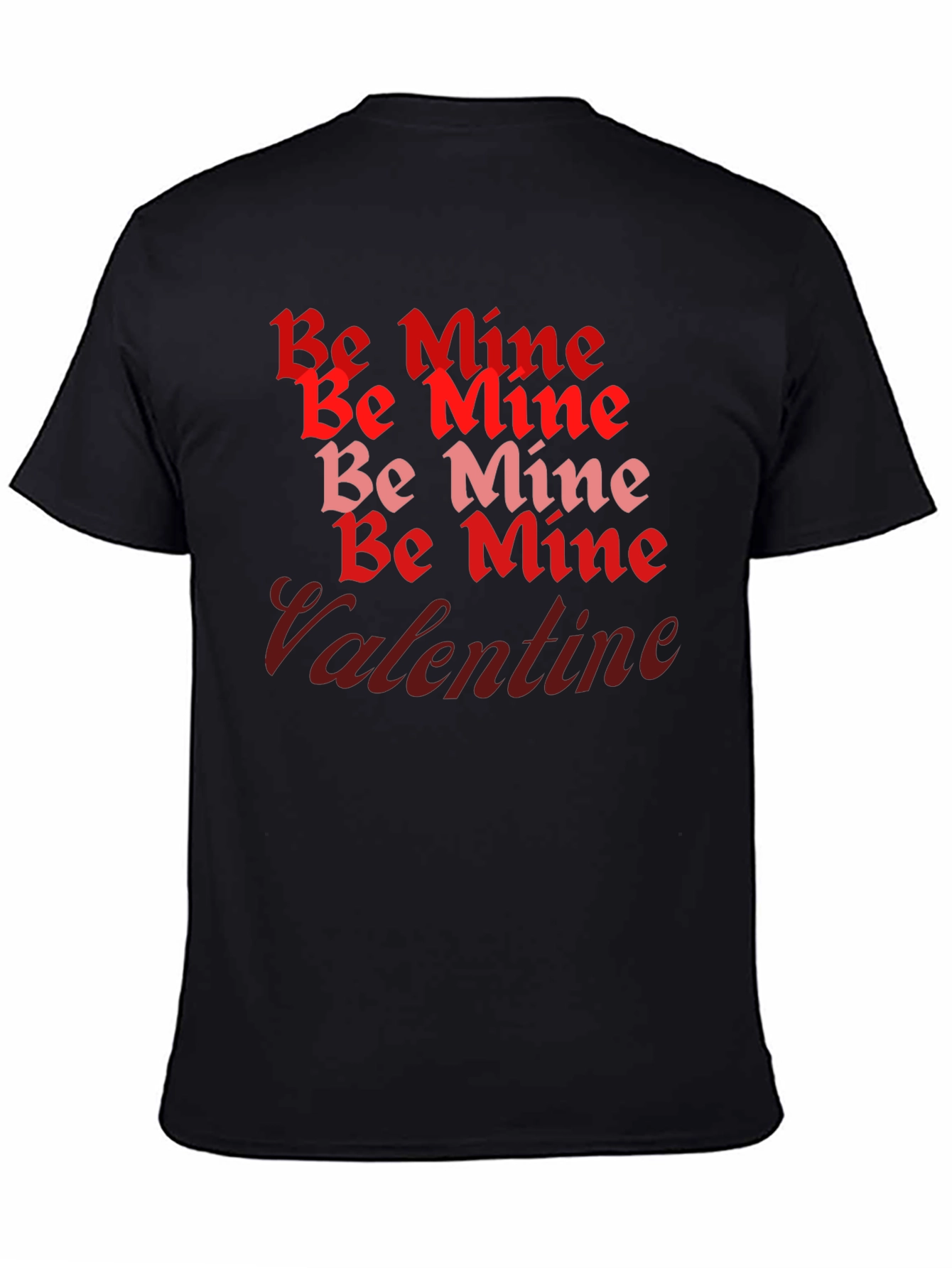 Be Mine Valentine T-Shirt - Red and Pink