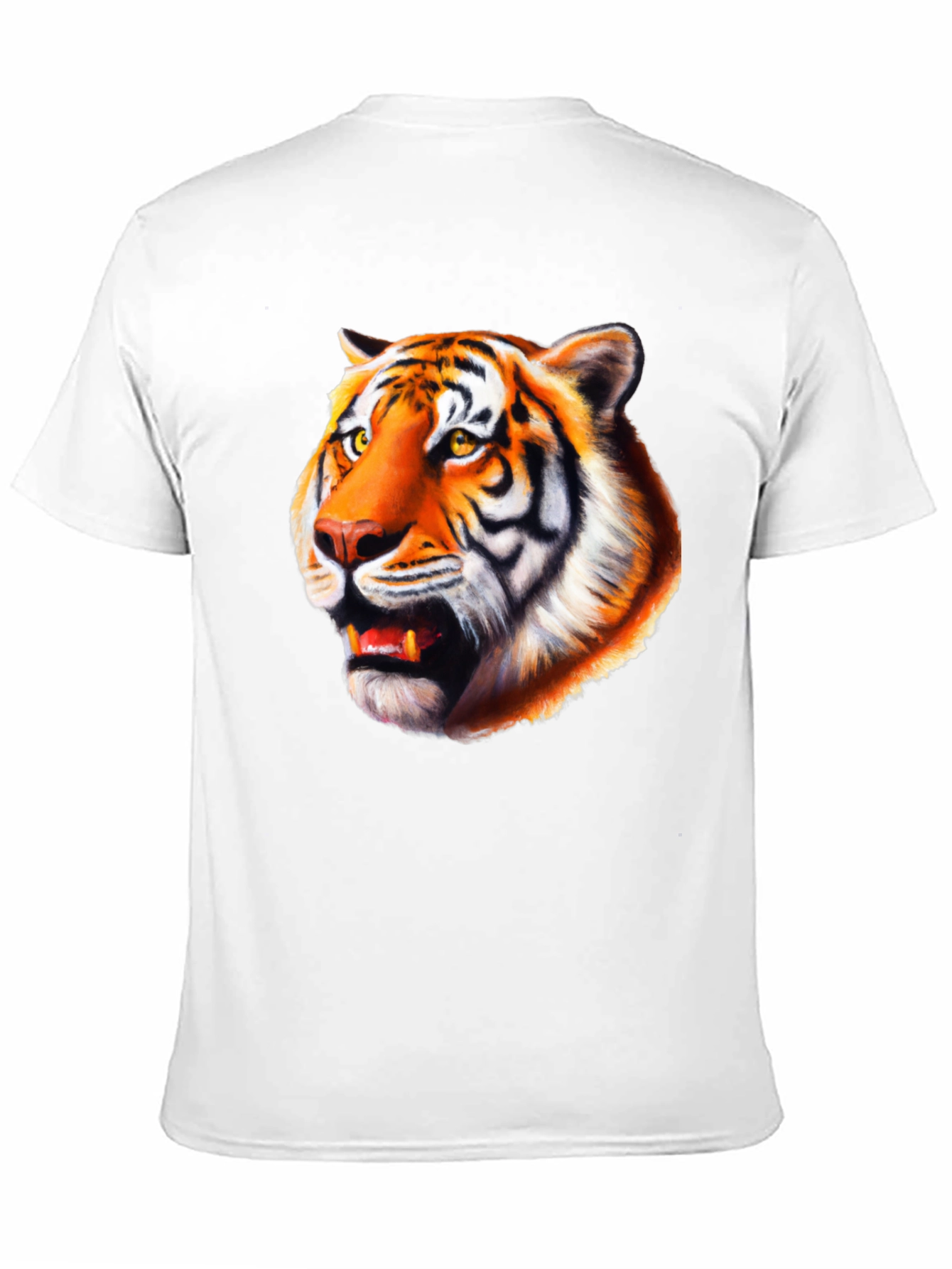 Tiger Graphic Tee - Bold Animal Print Black T-Shirt