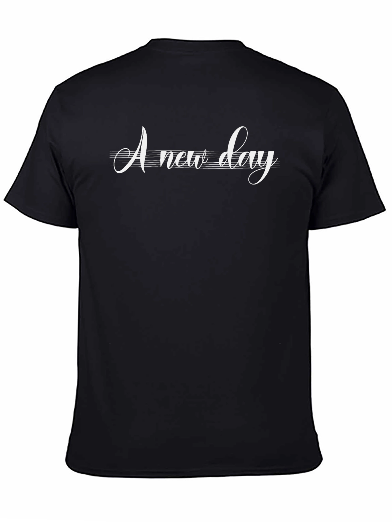A New Day Black T-Shirt for Men