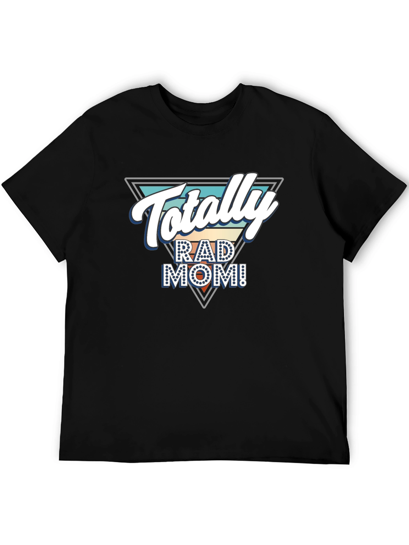 Totally Rad Mom Graphic Tee - Black