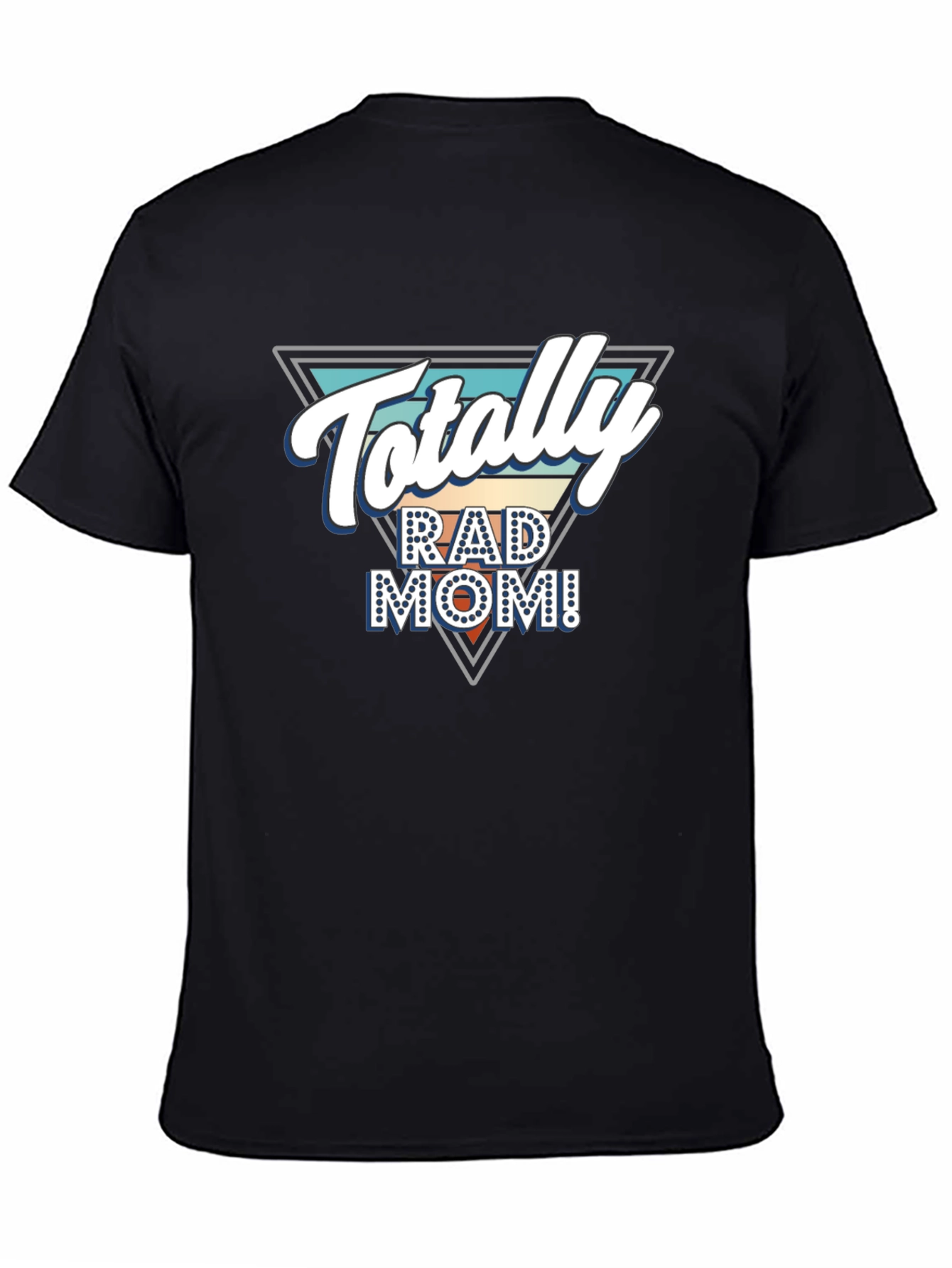 Totally Rad Mom Graphic Tee - Black
