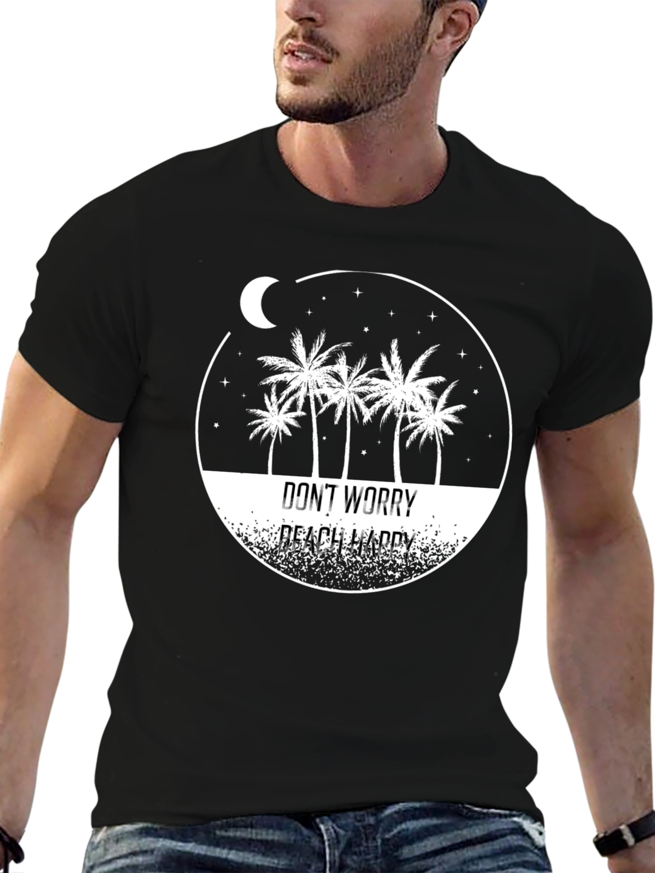 Beach Happy Graphic Tee - Relaxed Fit
