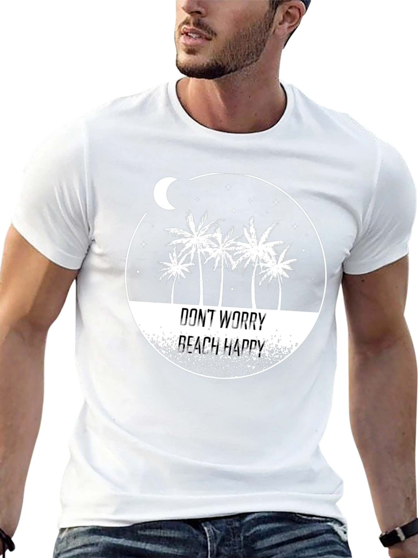 Beach Happy Graphic Tee - Relaxed Fit