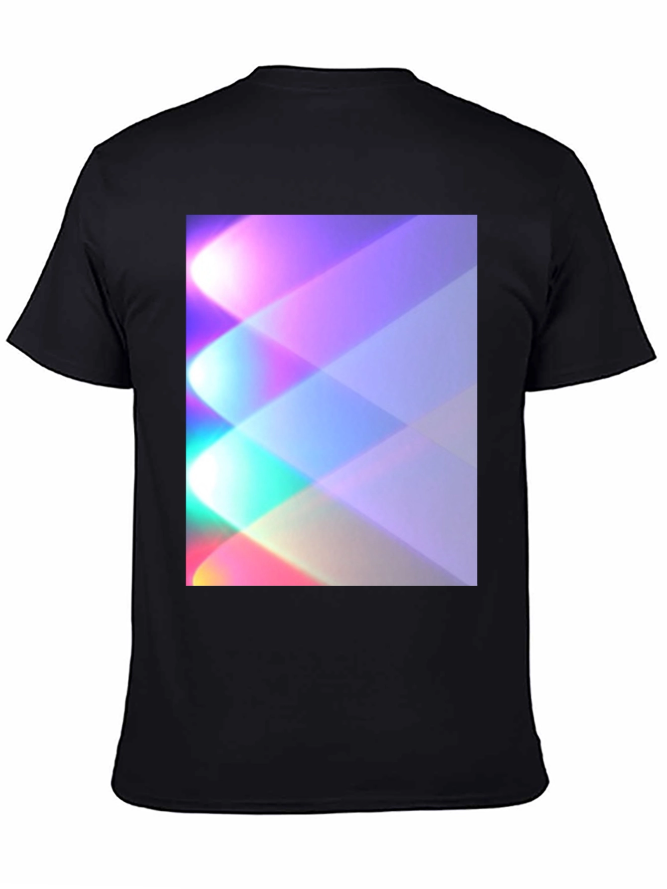 Abstract Prism Graphic Tee - Modern Style