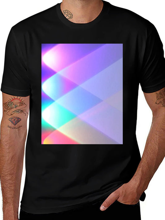 Abstract Prism Graphic Tee - Modern Style