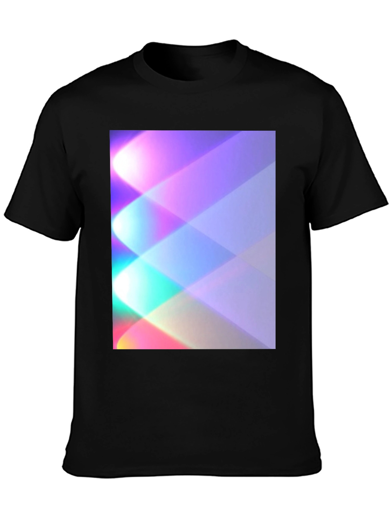 Abstract Prism Graphic Tee - Modern Style