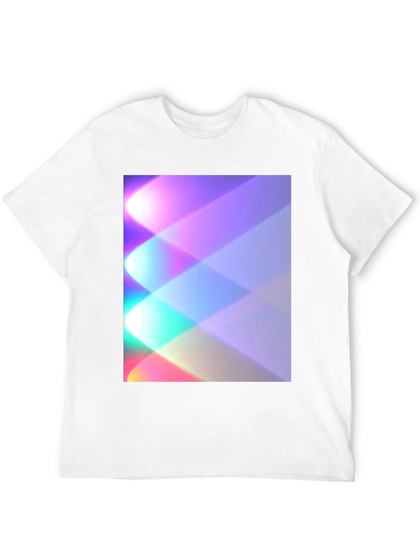 Abstract Prism Graphic Tee - Modern Style