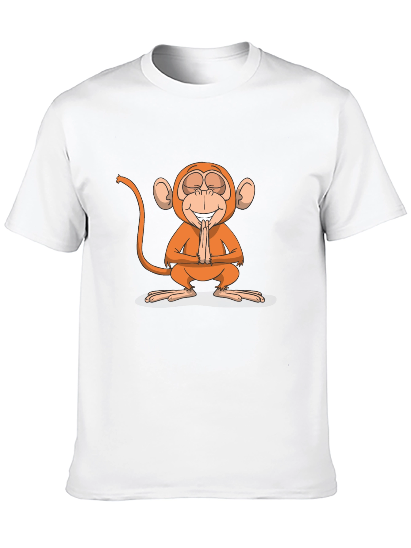 Zen Monkey Graphic Tee - Black Unisex T-Shirt