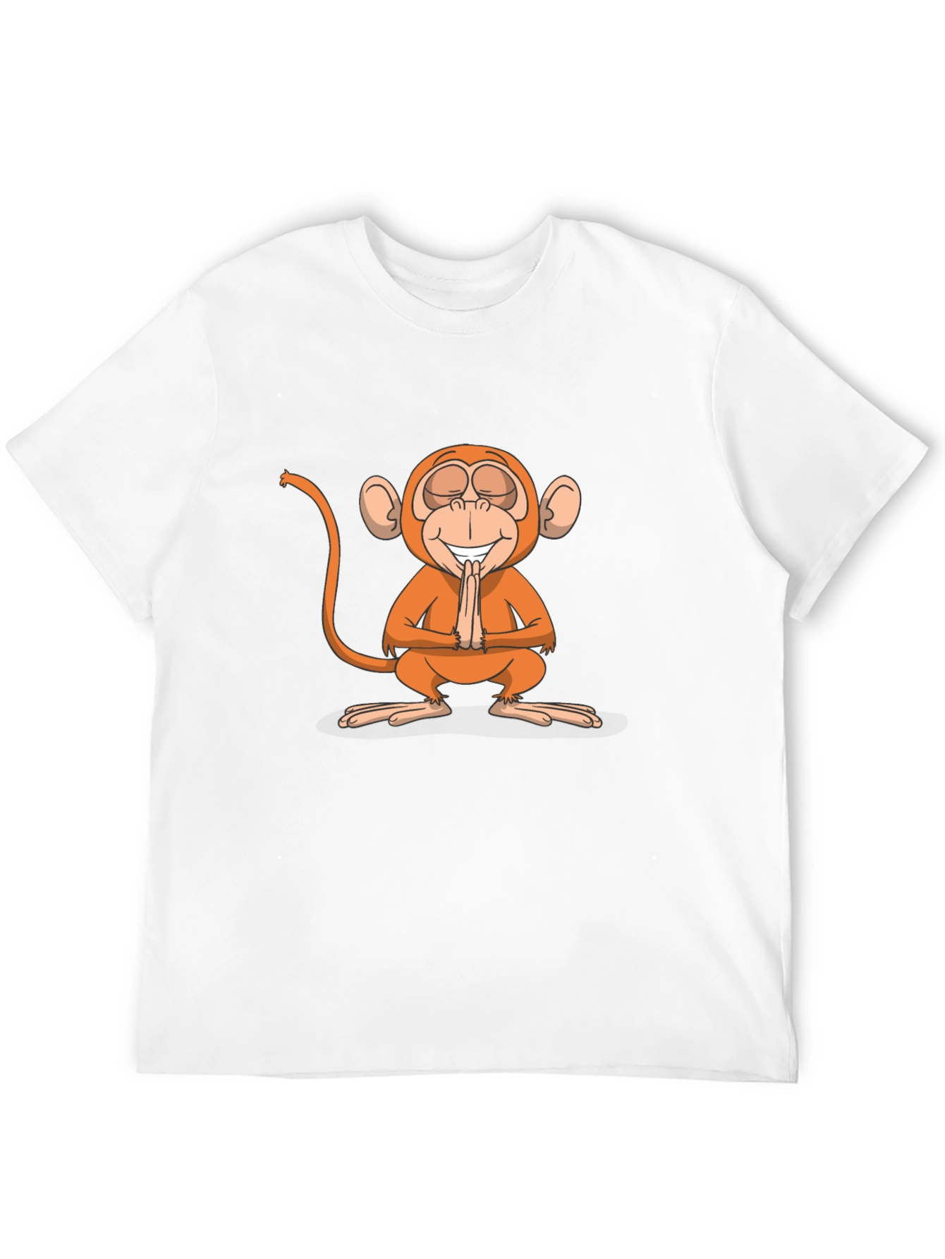 Zen Monkey Graphic Tee - Black Unisex T-Shirt