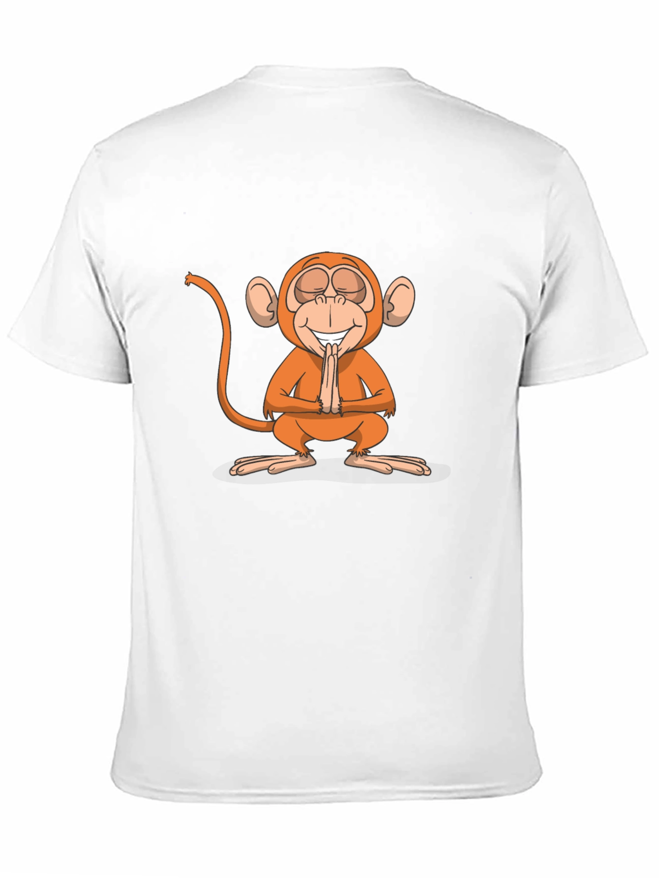 Zen Monkey Graphic Tee - Black Unisex T-Shirt