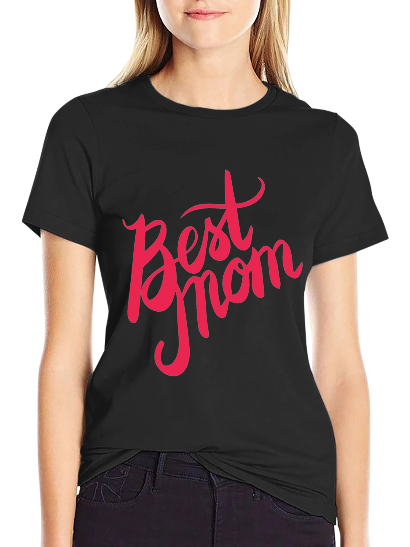 Best Mom Black T-Shirt
