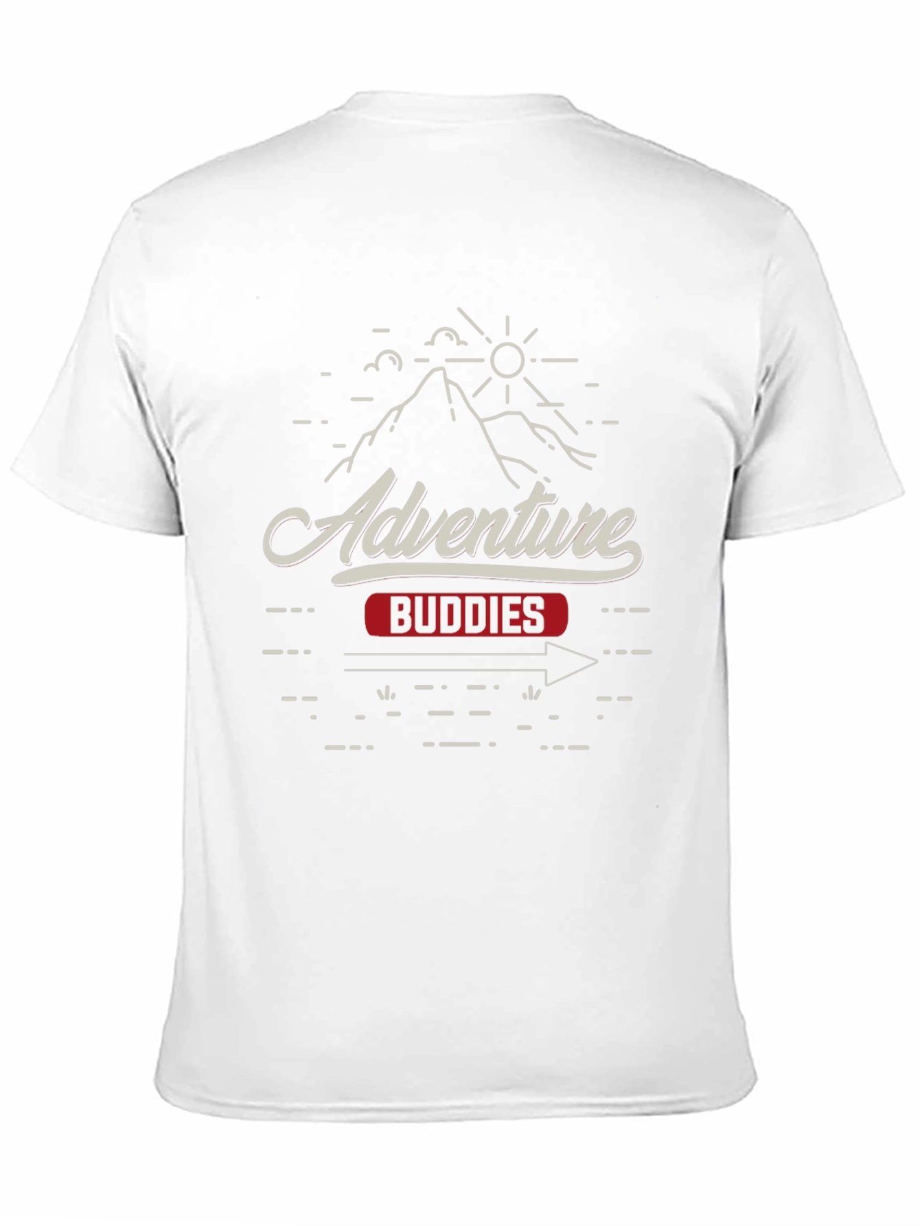 Adventure Buddies Graphic Tee - Mens Black T-Shirt