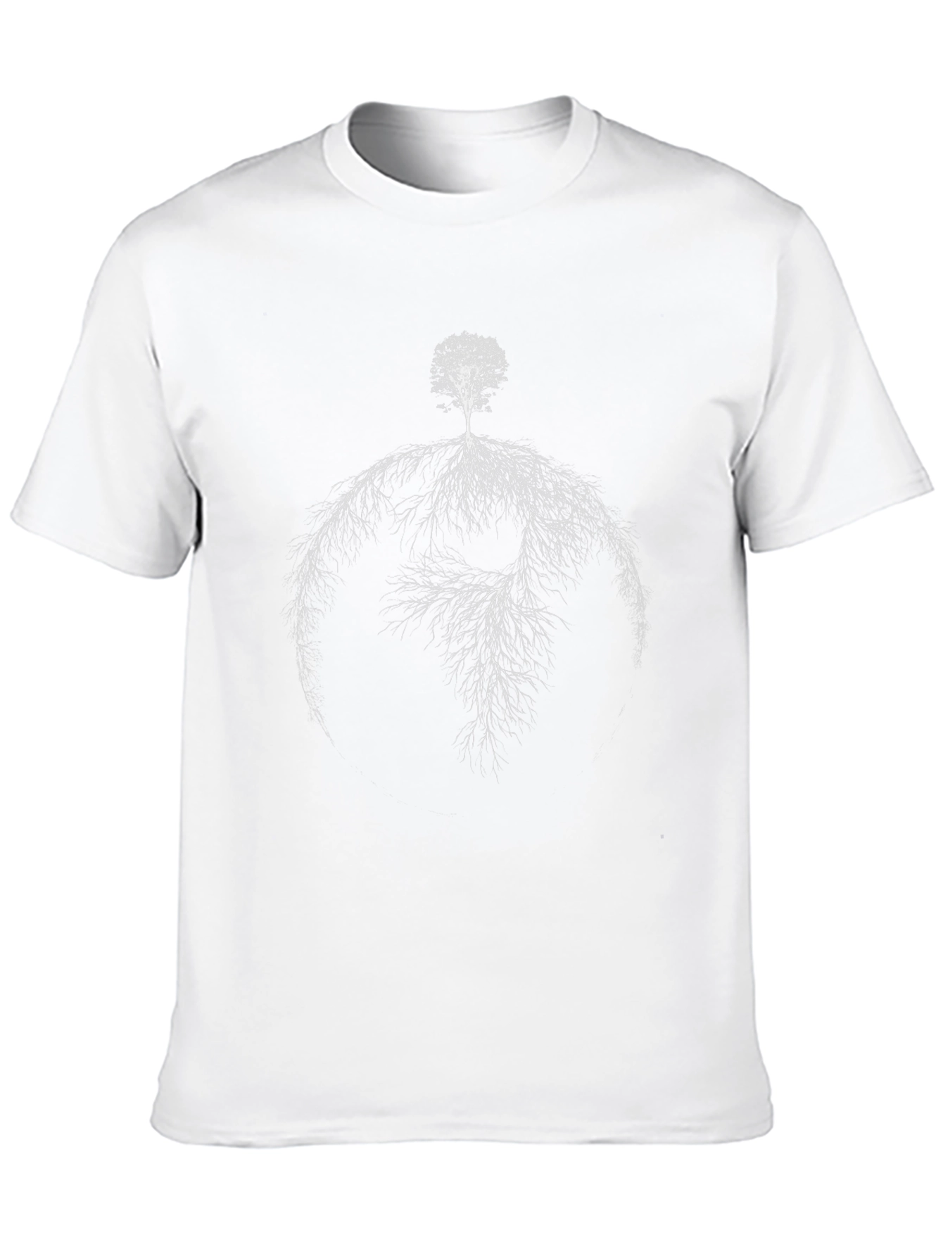 Tree of Life Black T-Shirt - Unique Root Design