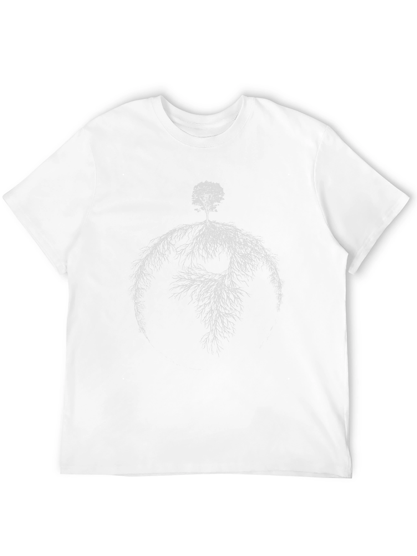 Tree of Life Black T-Shirt - Unique Root Design