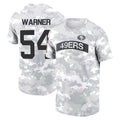 SF.49ers #54 Fred Warner Player Salute to Service Hoodies & T-Shirts Football Jerseys