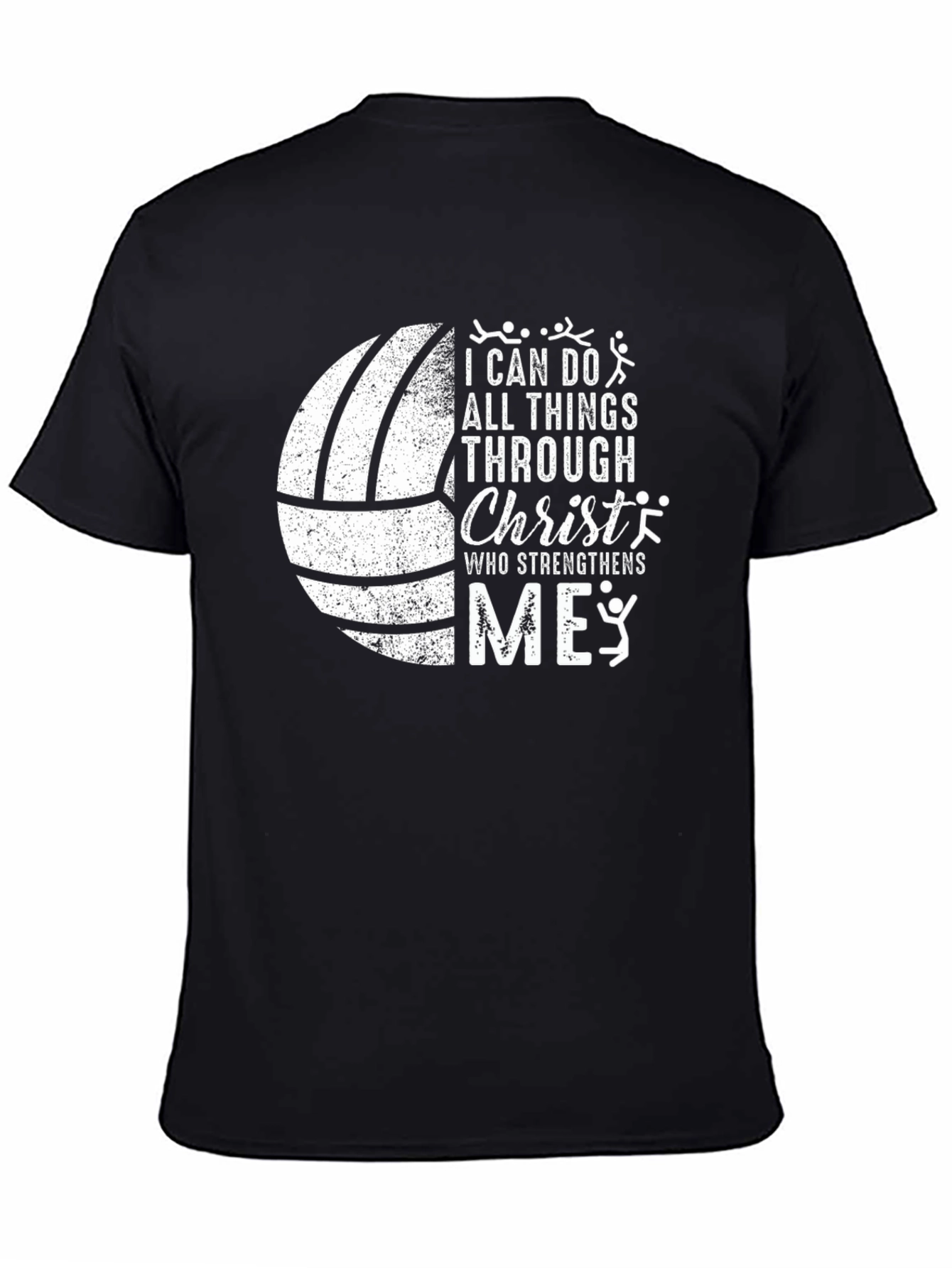 Volleyball Christian T-Shirt: I Can Do All Things