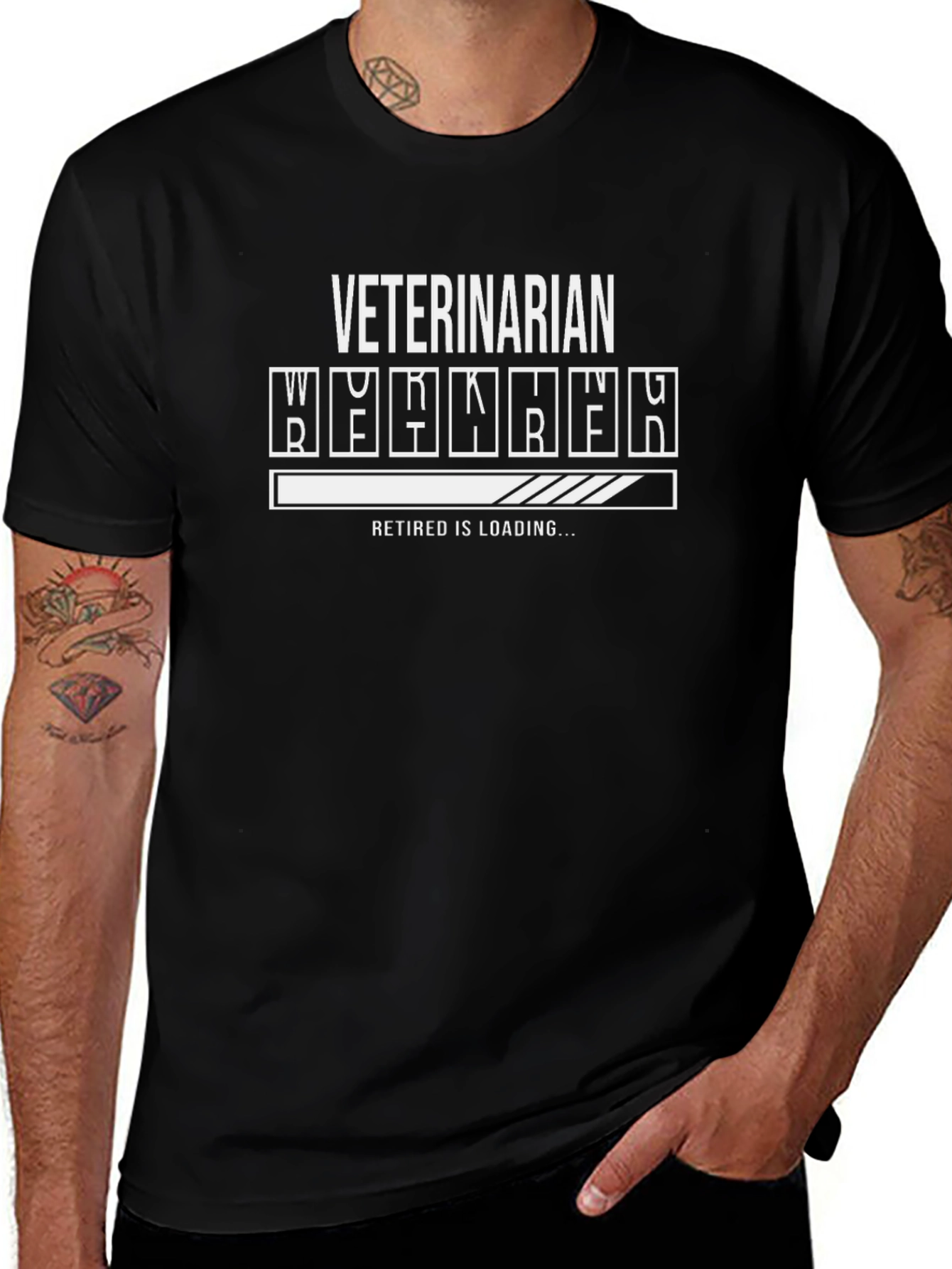 Veterinarian Retirement Loading T-Shirt
