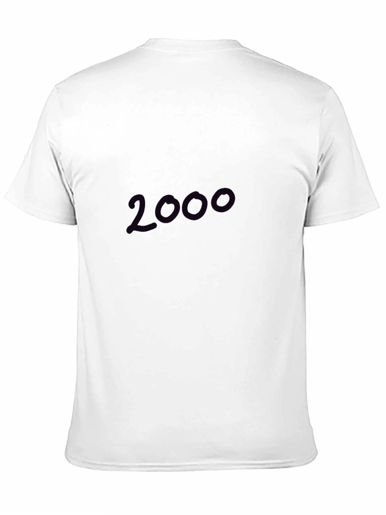 2000 Graphic Print Black T-Shirt