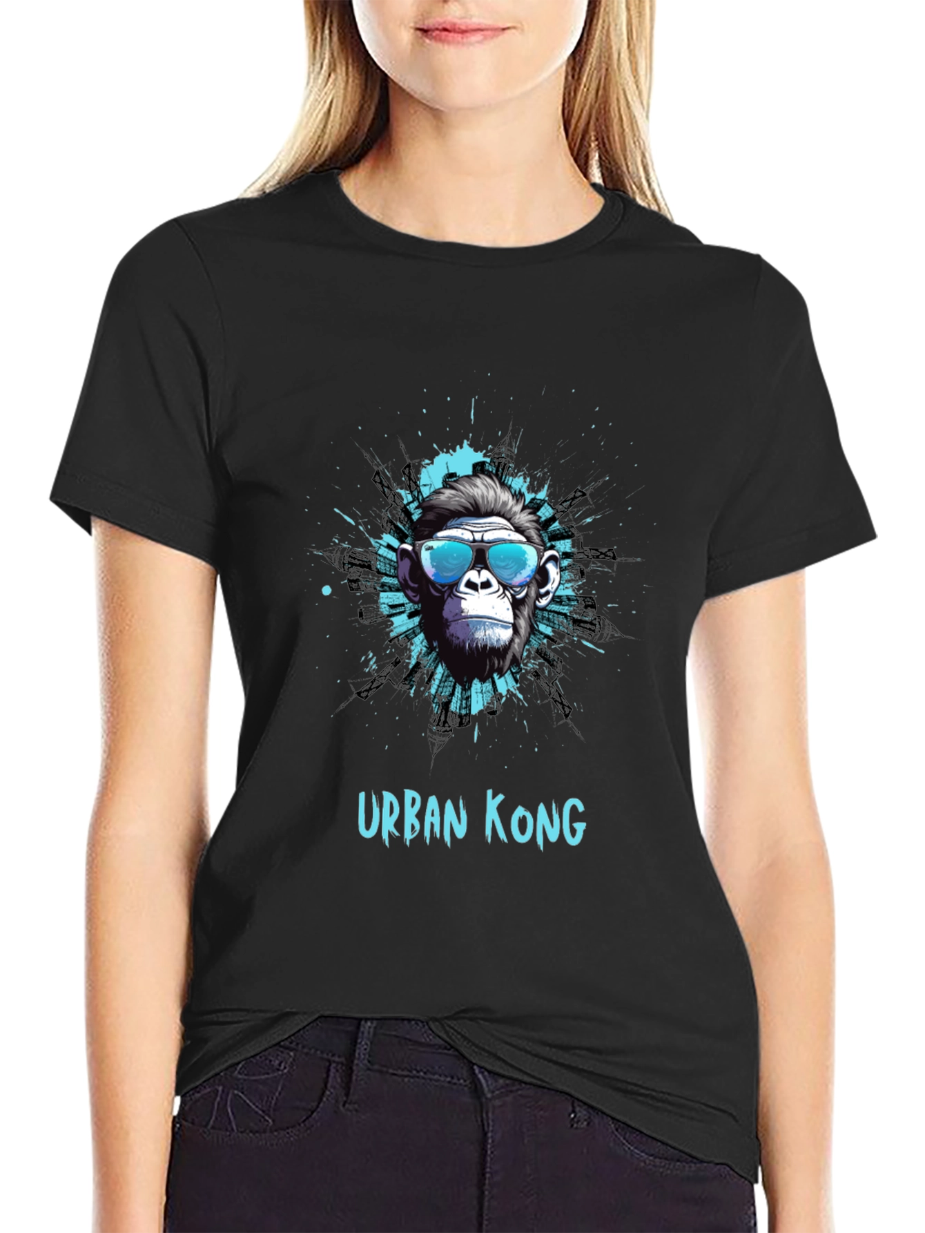 Urban Kong Graphic T-Shirt - Cool Ape Design
