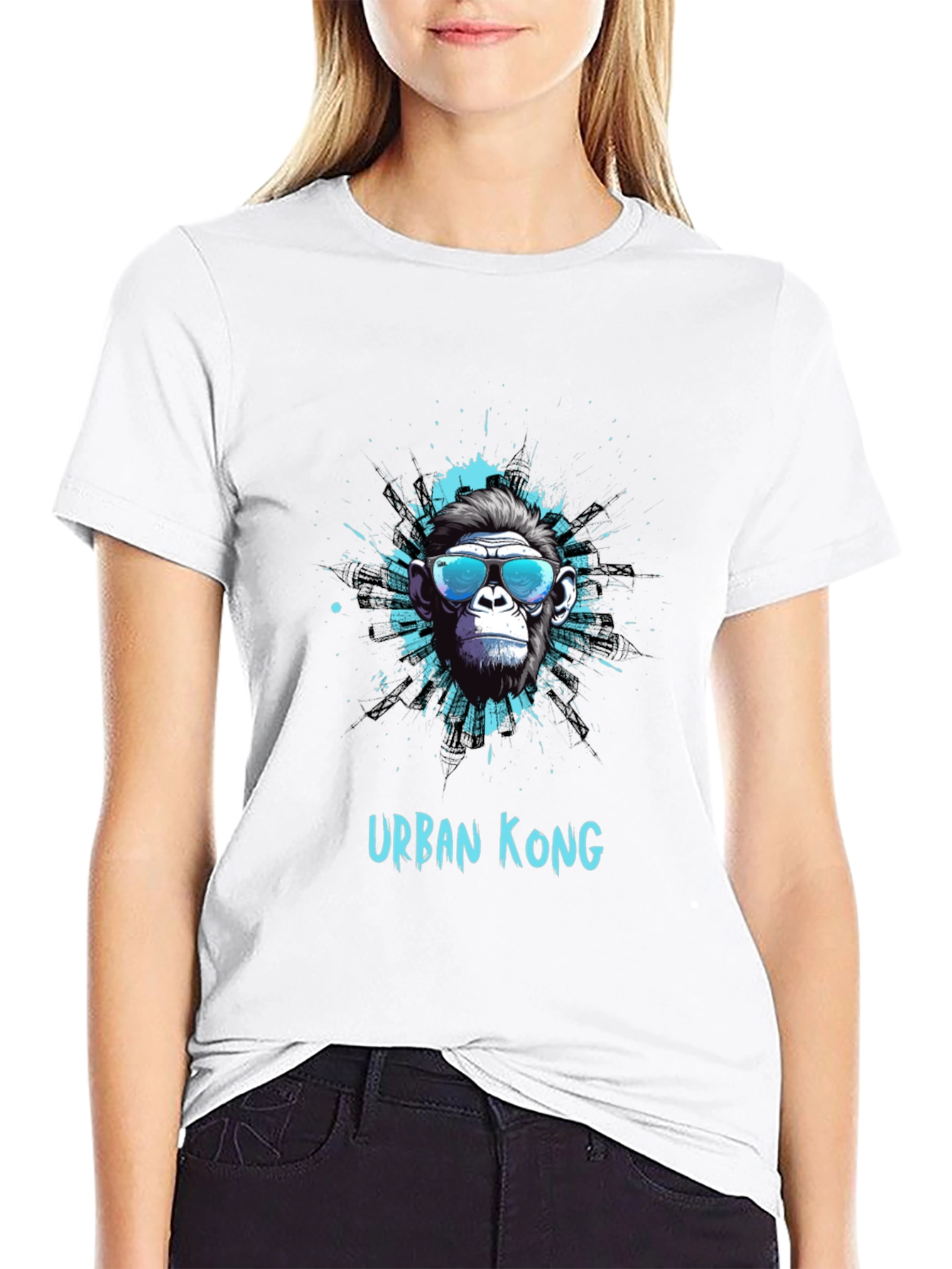 Urban Kong Graphic T-Shirt - Cool Ape Design