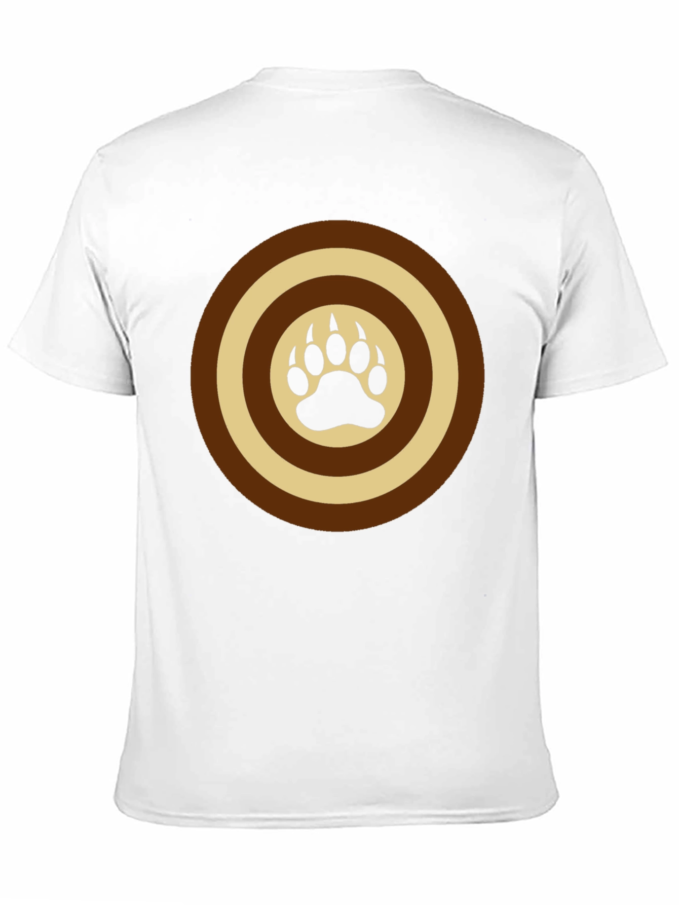 Bear Paw Target Graphic Tee - Black