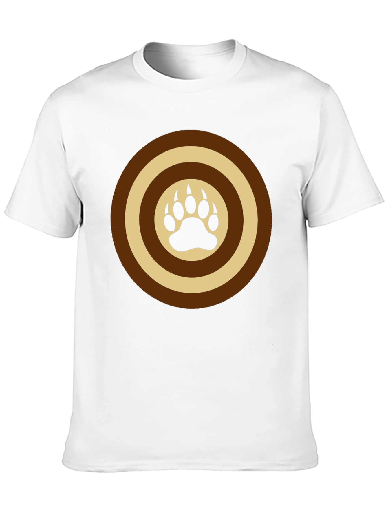 Bear Paw Target Graphic Tee - Black
