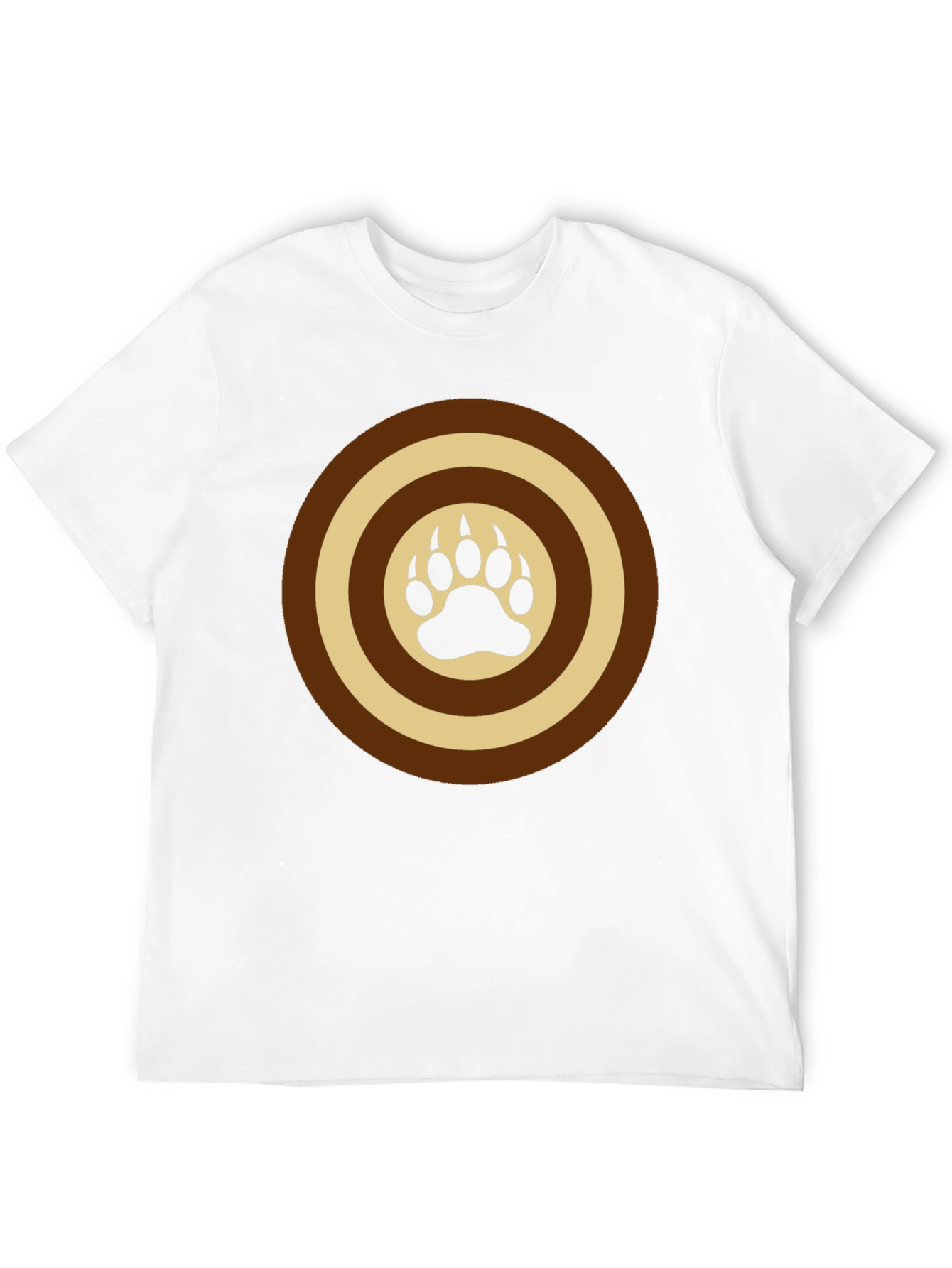 Bear Paw Target Graphic Tee - Black