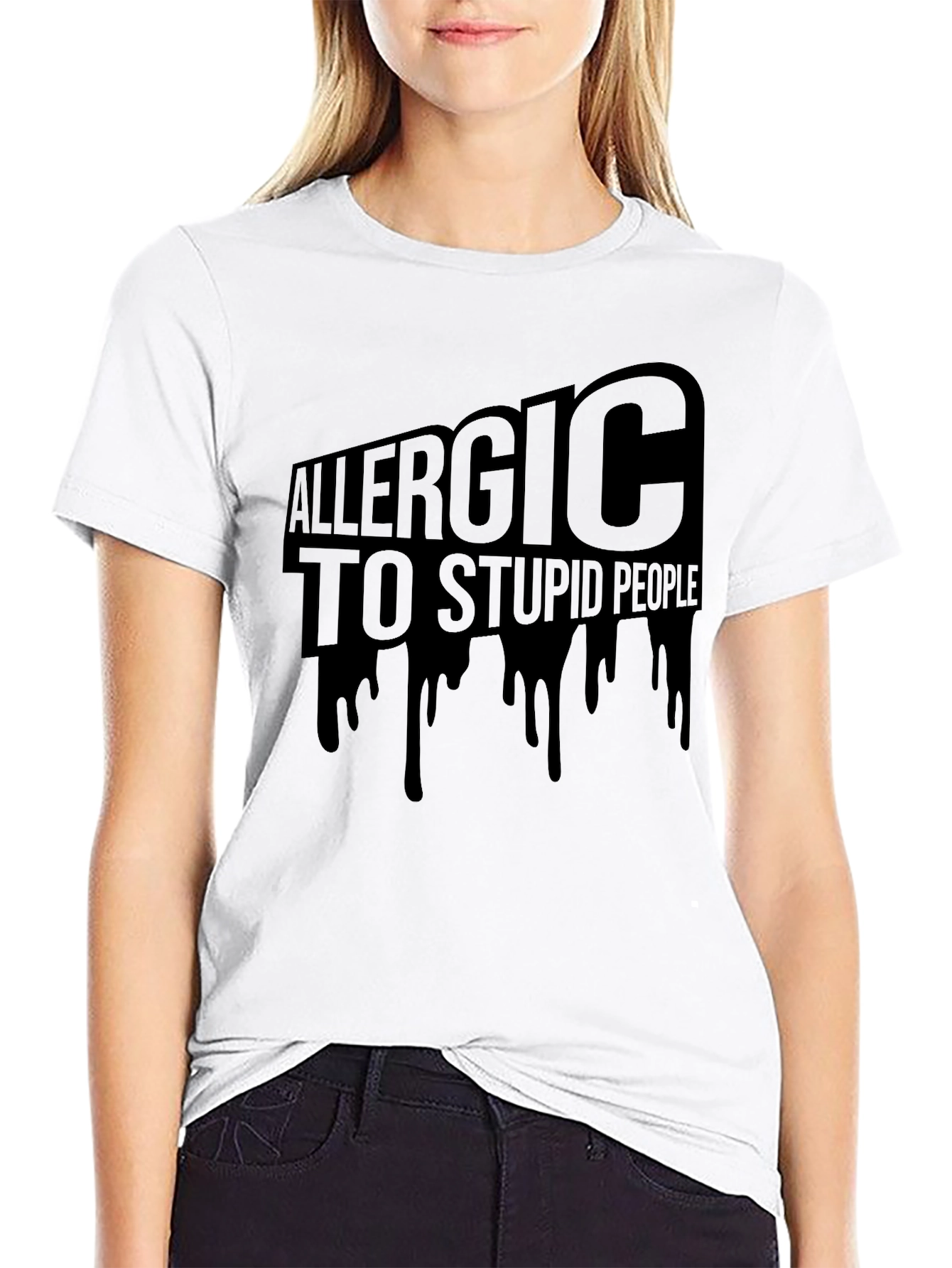 Allergic to Stupid People T-Shirt