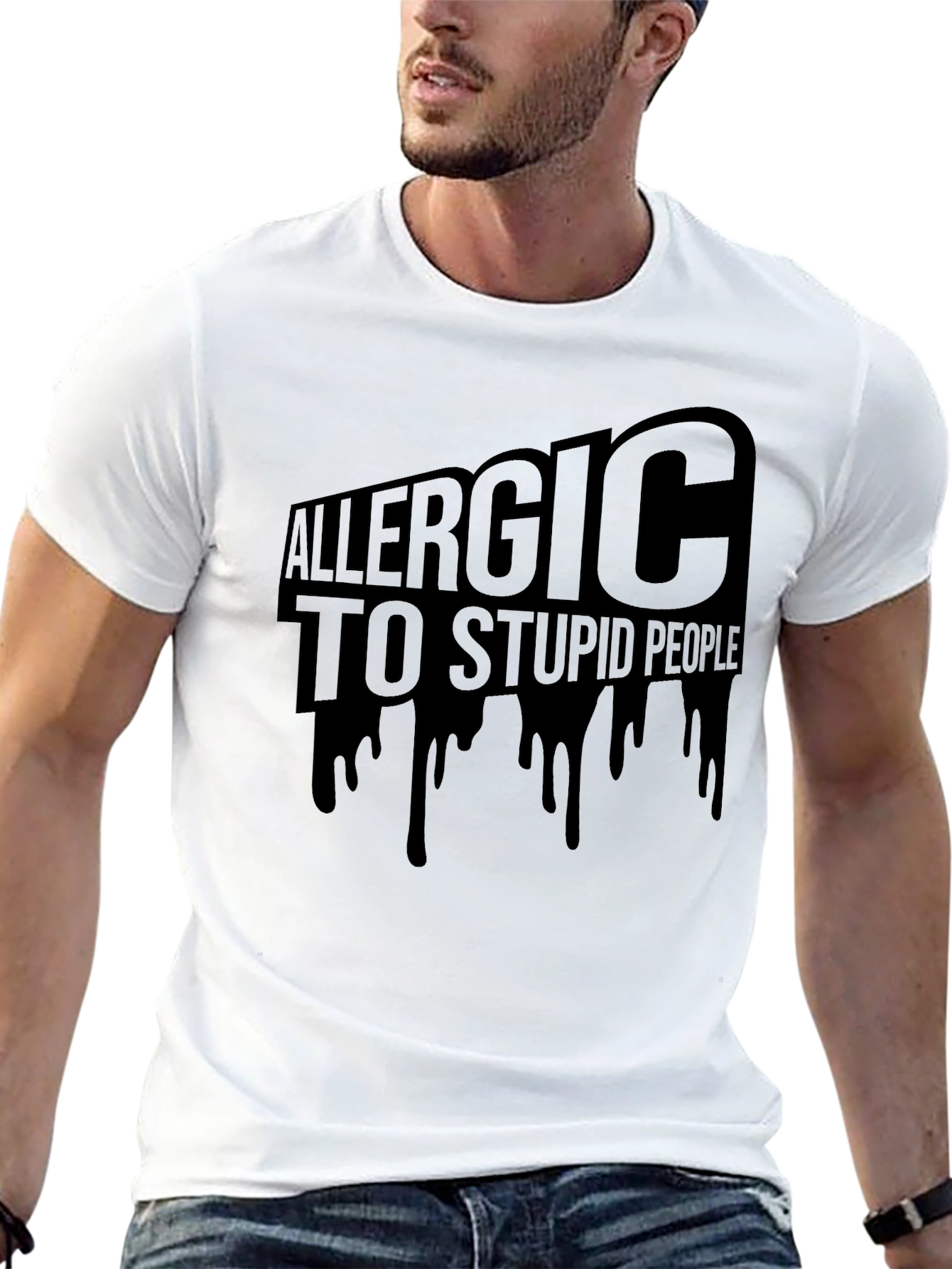 Allergic to Stupid People T-Shirt