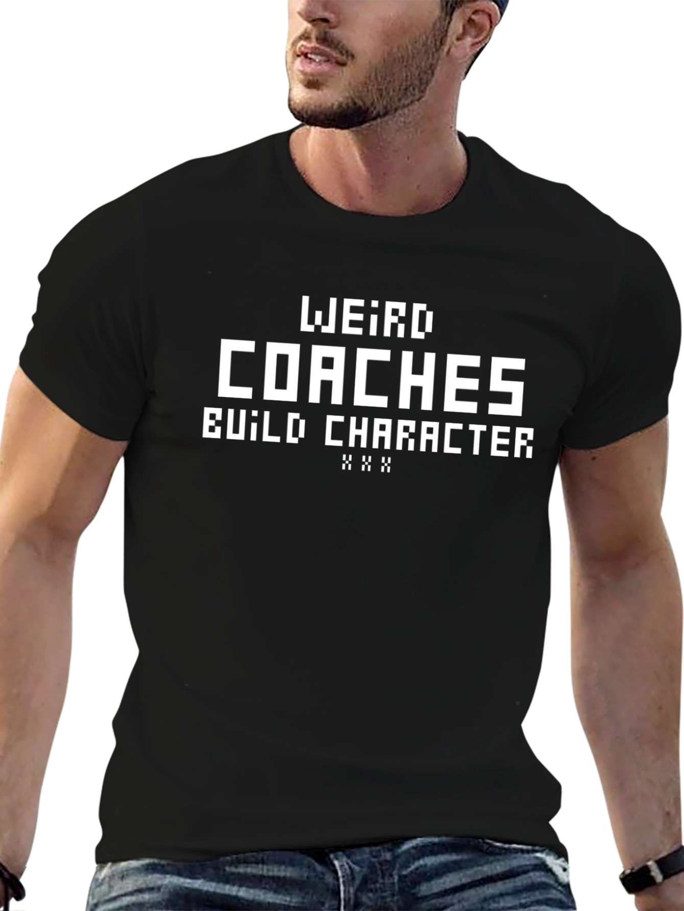 Weird Coaches Build Character Graphic T-Shirt