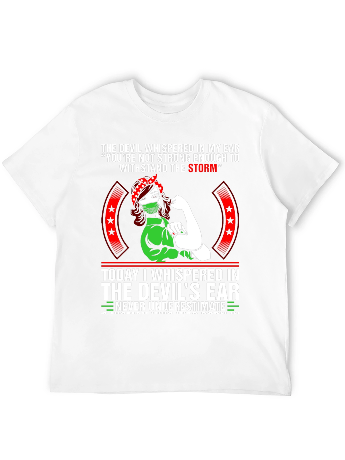 Womens The Devil T-Shirt - Strong Woman Design