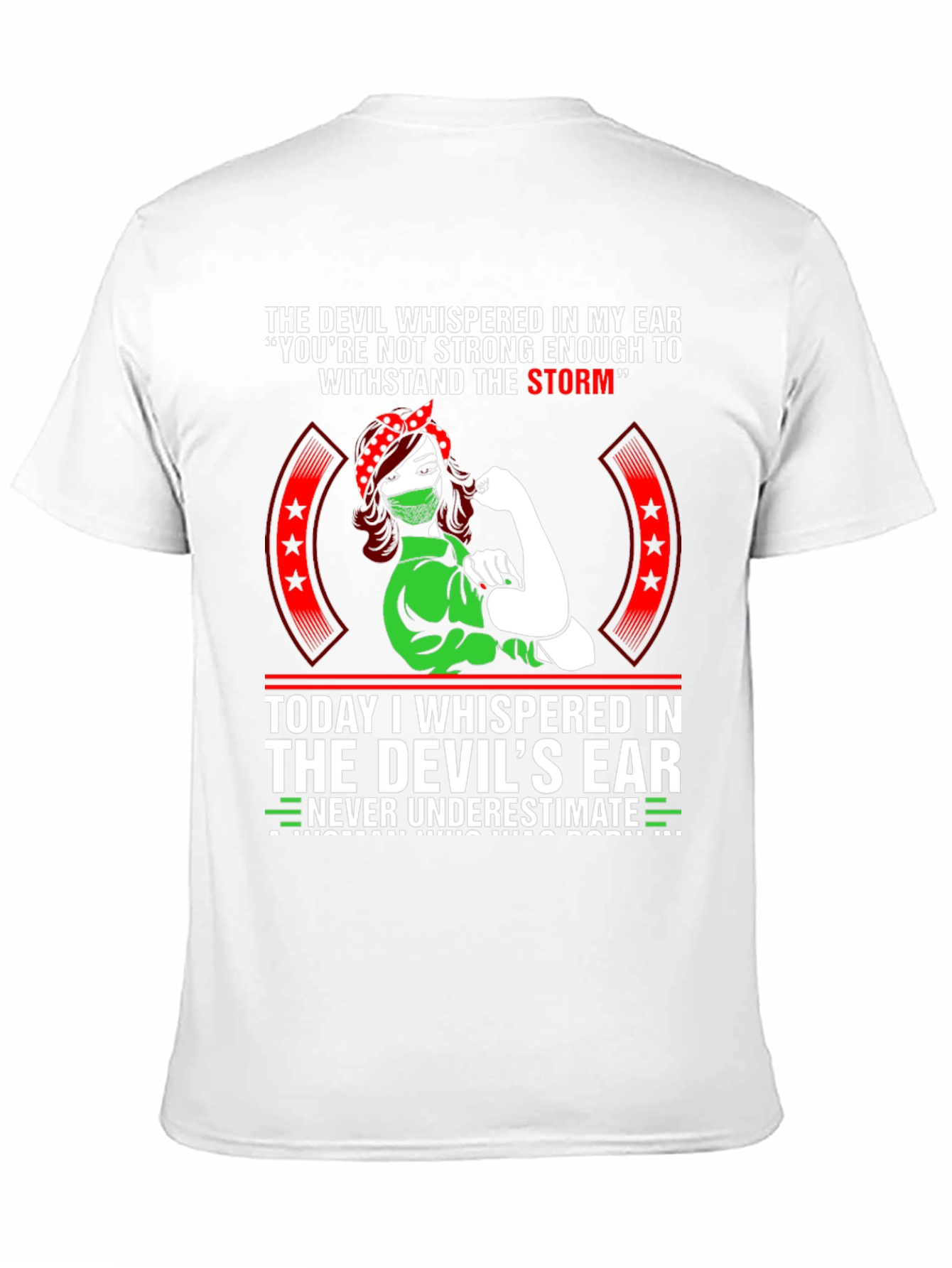 Womens The Devil T-Shirt - Strong Woman Design