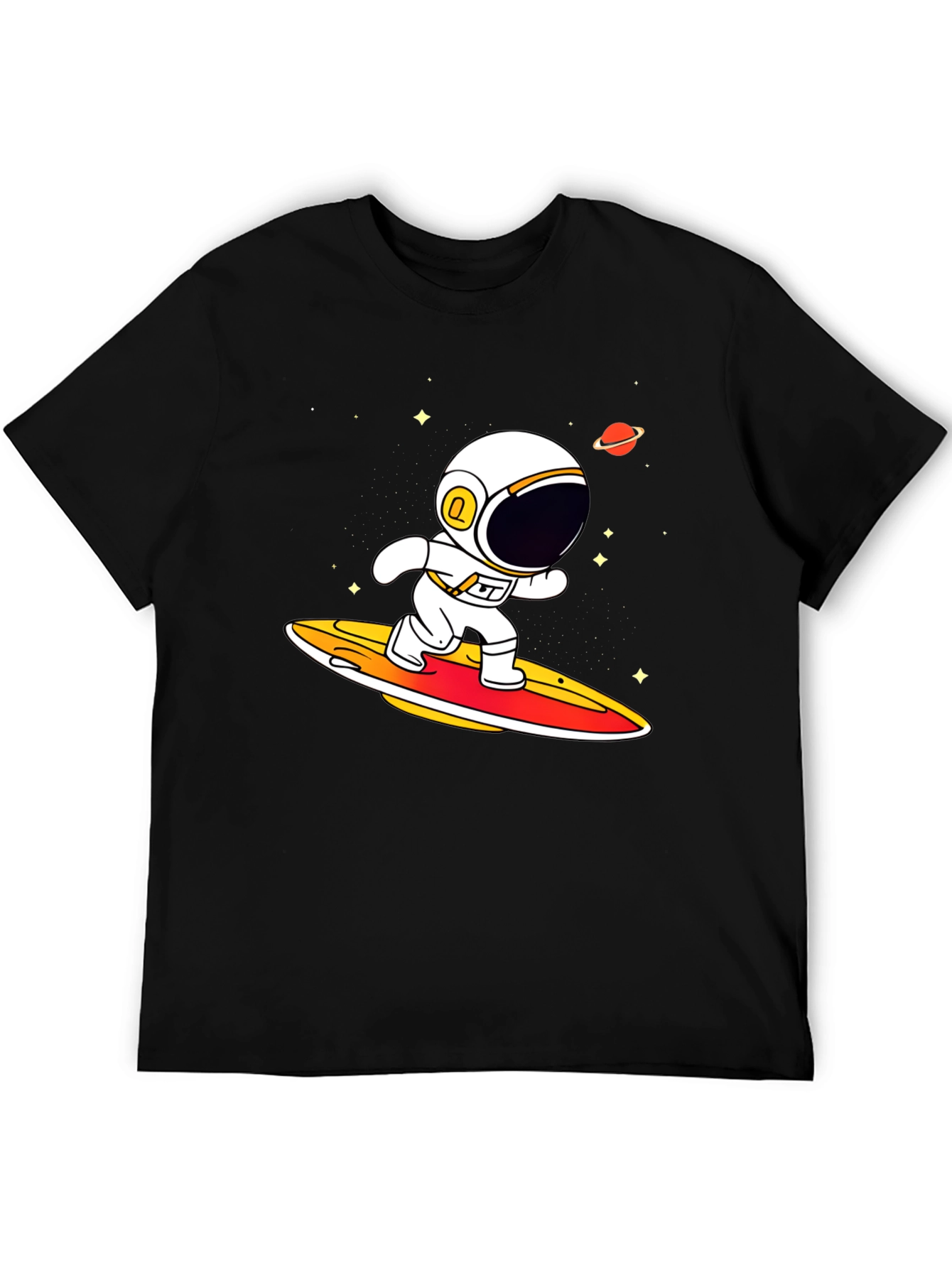 Astronaut Surfing T-Shirt - Space Graphic Tee