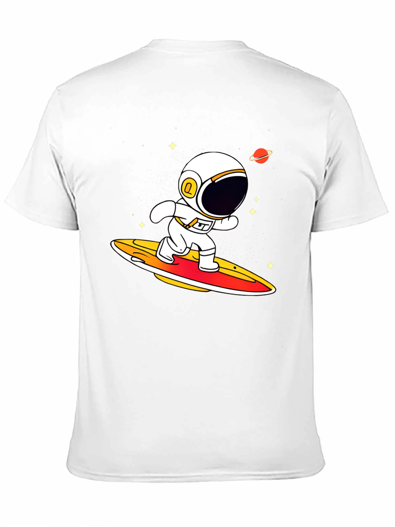 Astronaut Surfing T-Shirt - Space Graphic Tee