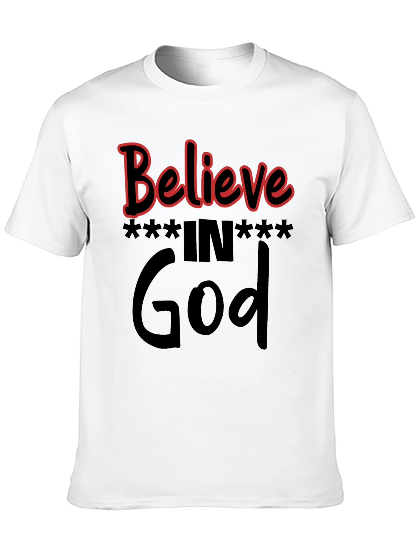 Believe in God Black T-Shirt