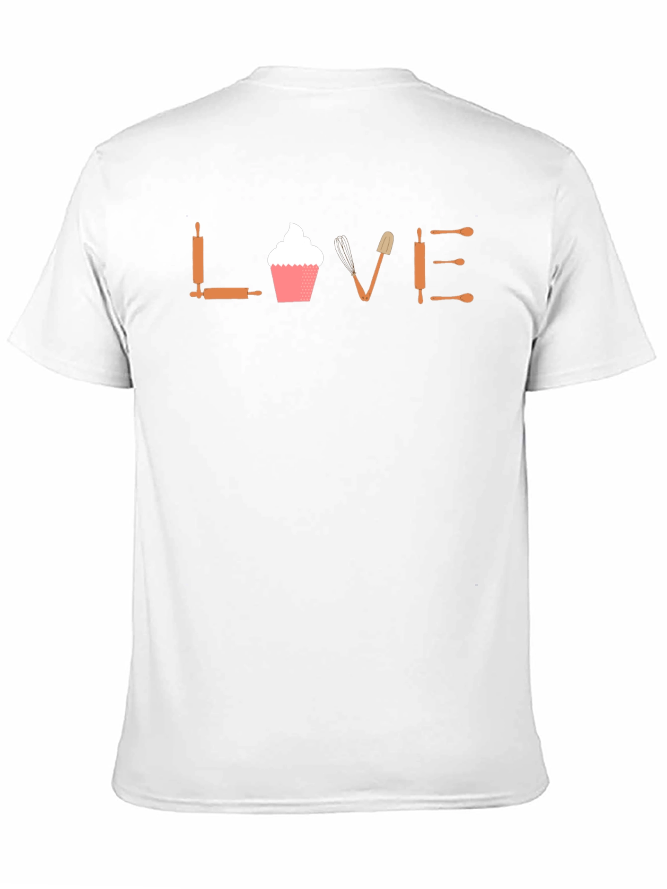 Bakers LOVE Tee - Cupcake & Tools Graphic T-Shirt
