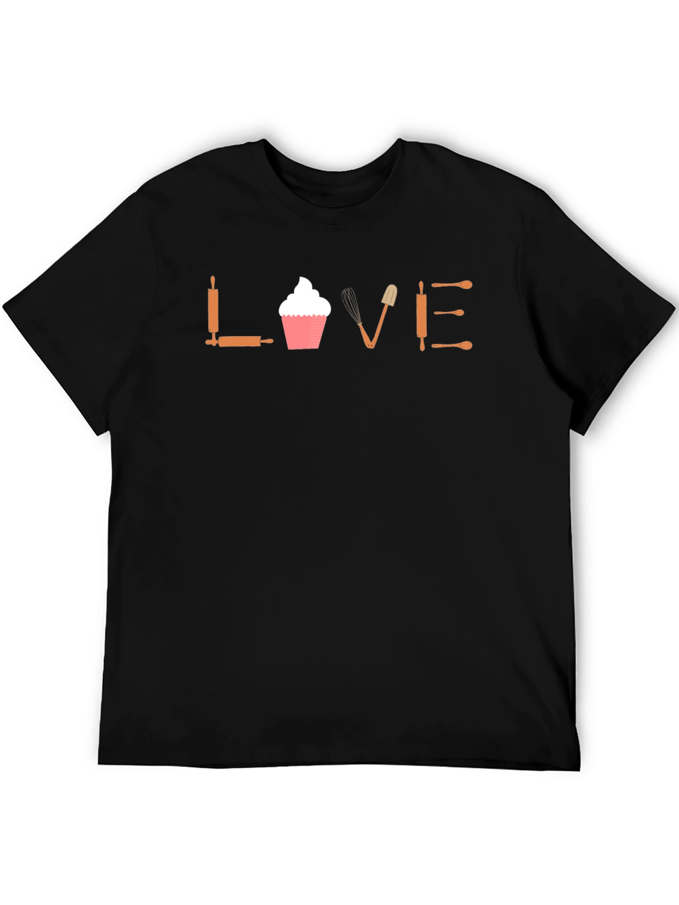 Bakers LOVE Tee - Cupcake & Tools Graphic T-Shirt