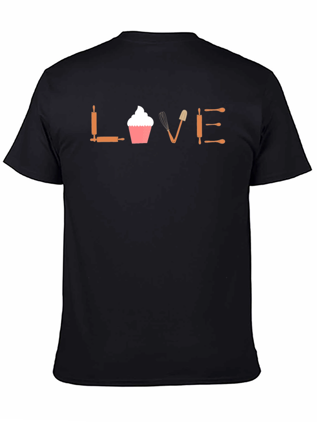 Bakers LOVE Tee - Cupcake & Tools Graphic T-Shirt