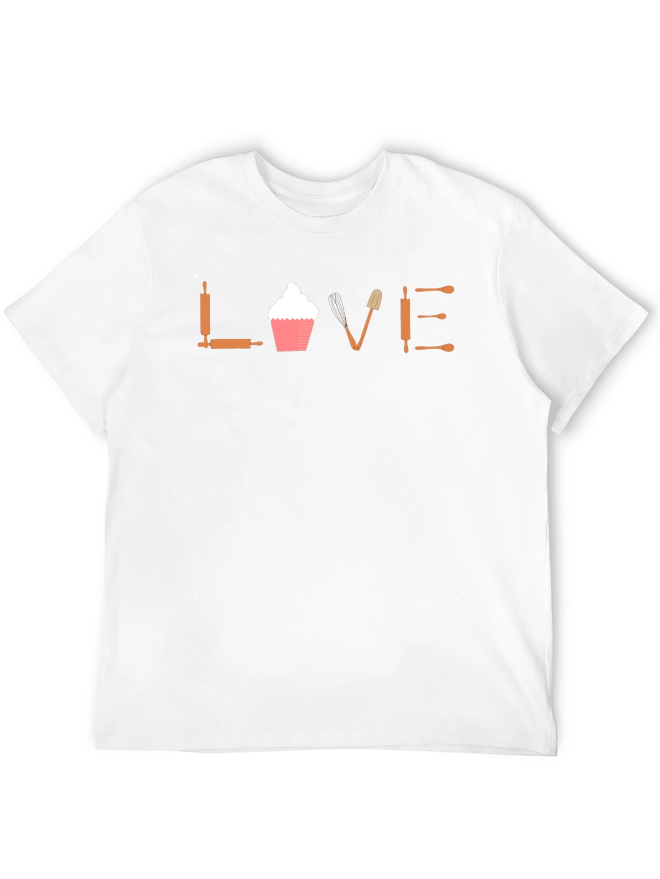 Bakers LOVE Tee - Cupcake & Tools Graphic T-Shirt