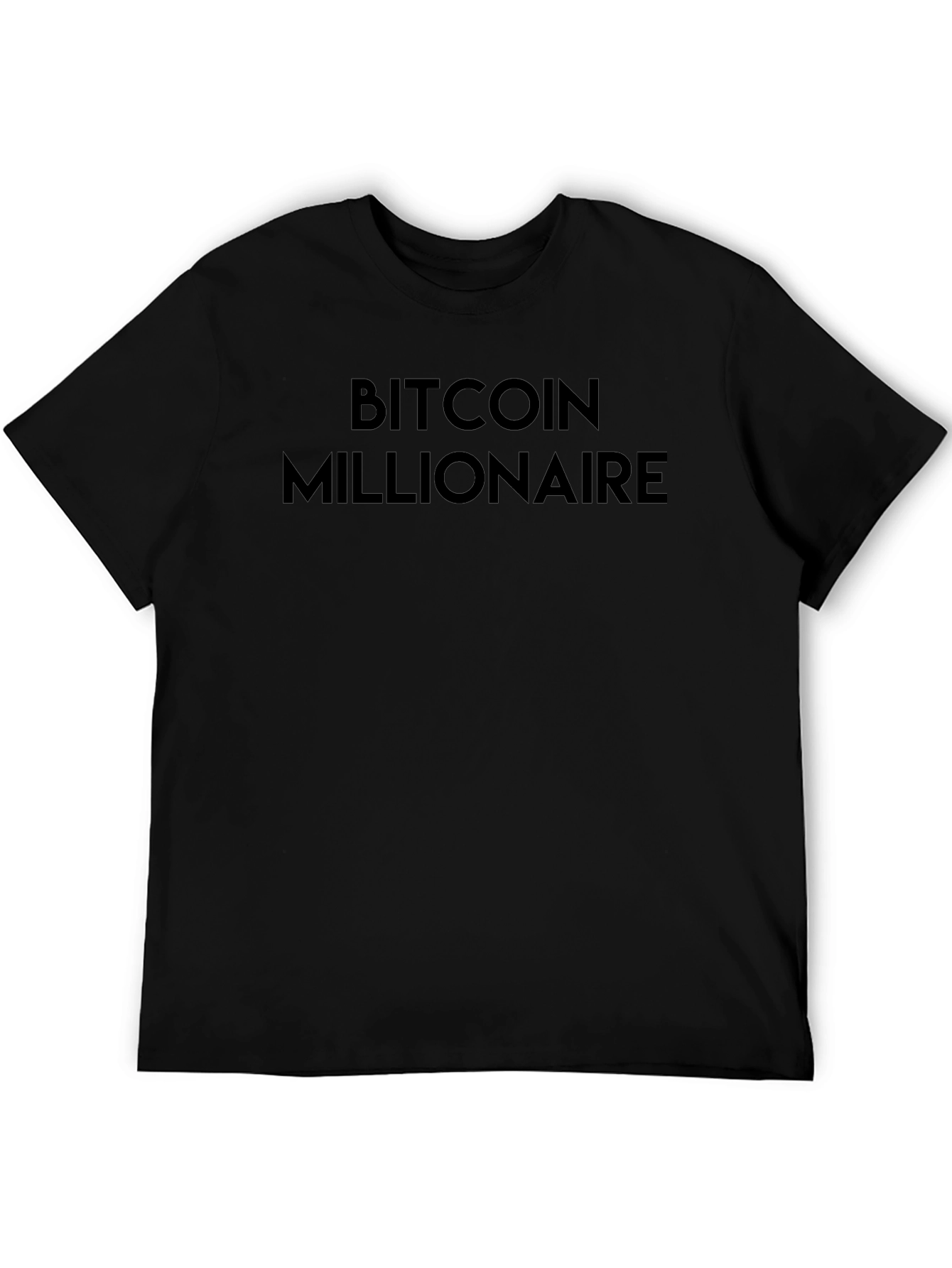 Bitcoin Millionaire Graphic Tee - Crypto Investor T-Shirt