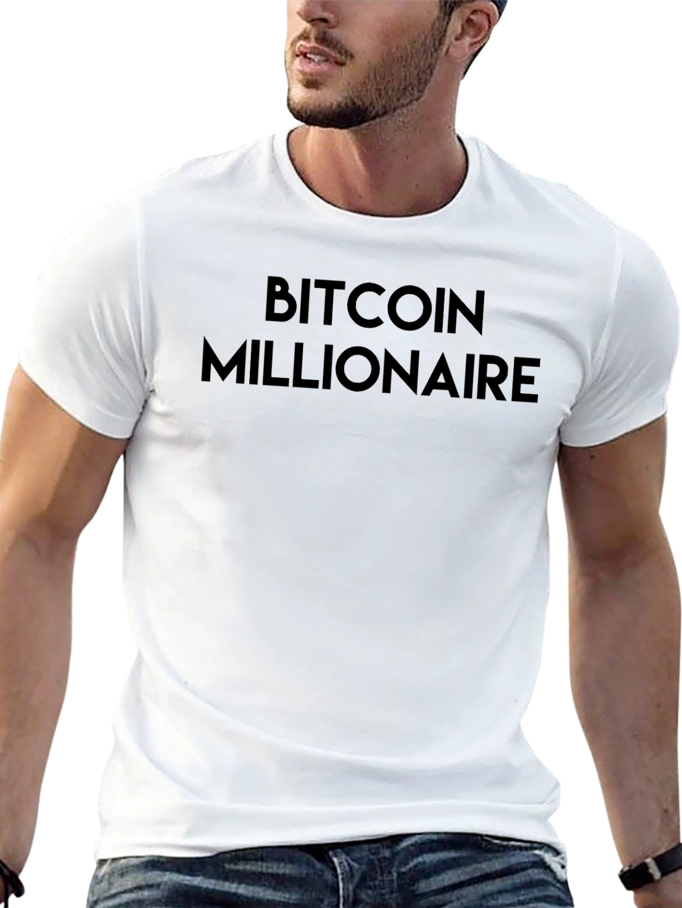 Bitcoin Millionaire Graphic Tee - Crypto Investor T-Shirt