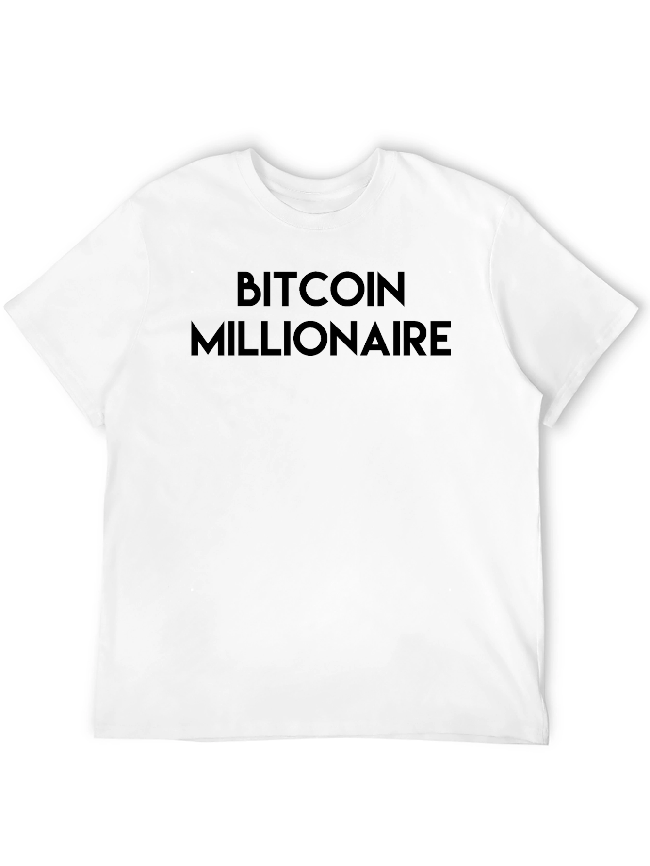 Bitcoin Millionaire Graphic Tee - Crypto Investor T-Shirt