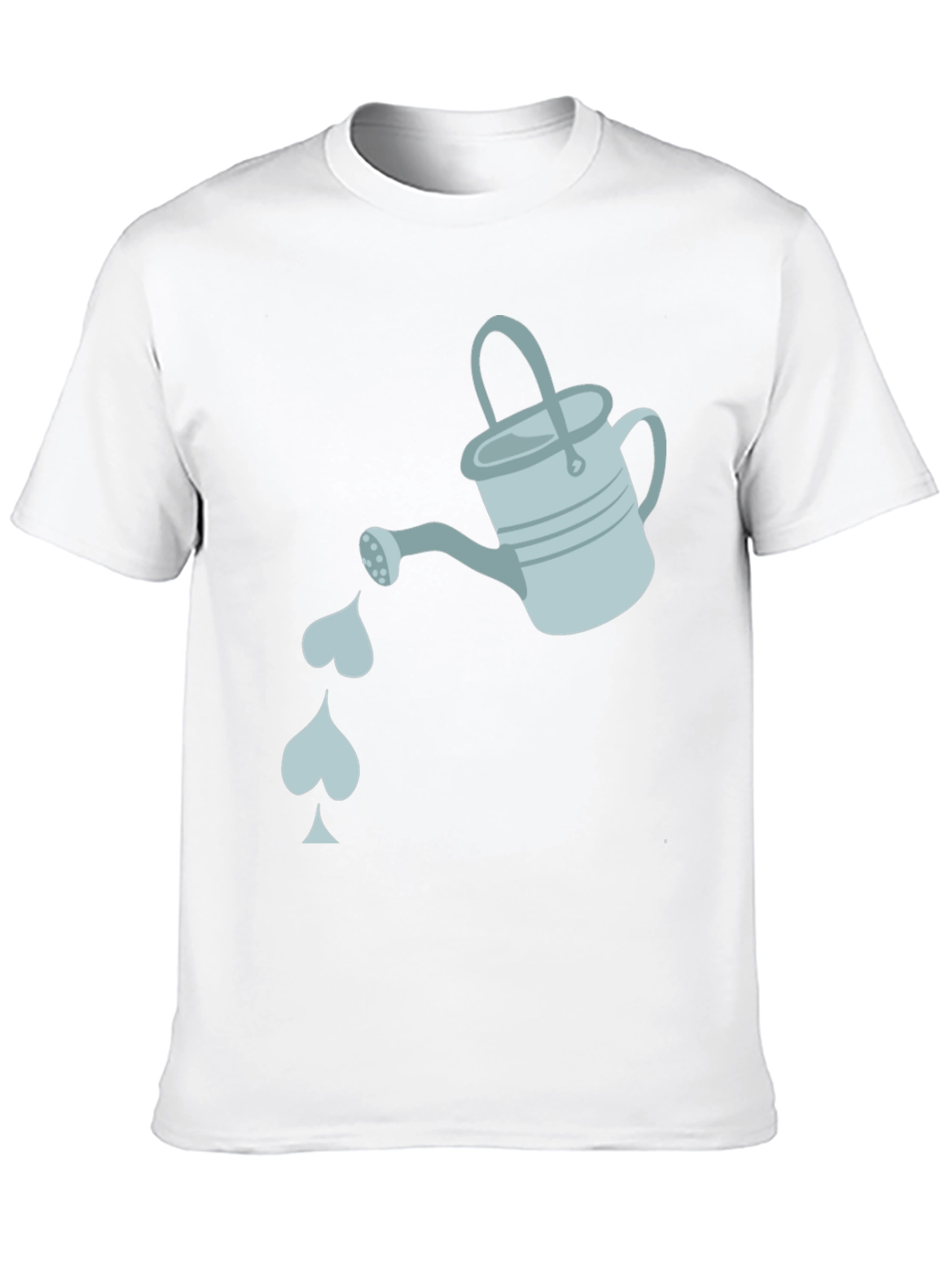 Watering Love T-Shirt - Garden Heart Design
