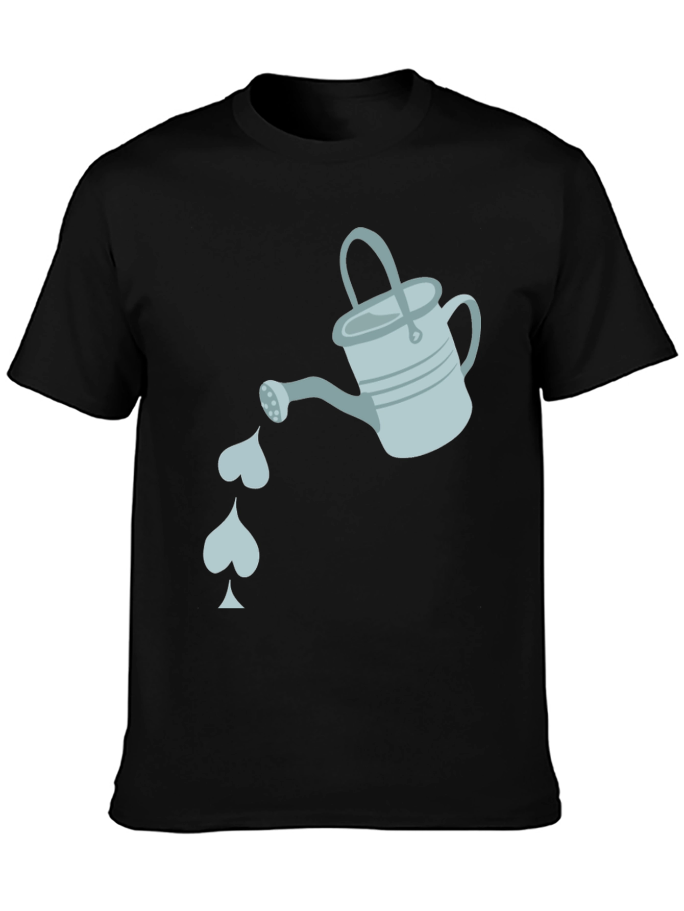 Watering Love T-Shirt - Garden Heart Design