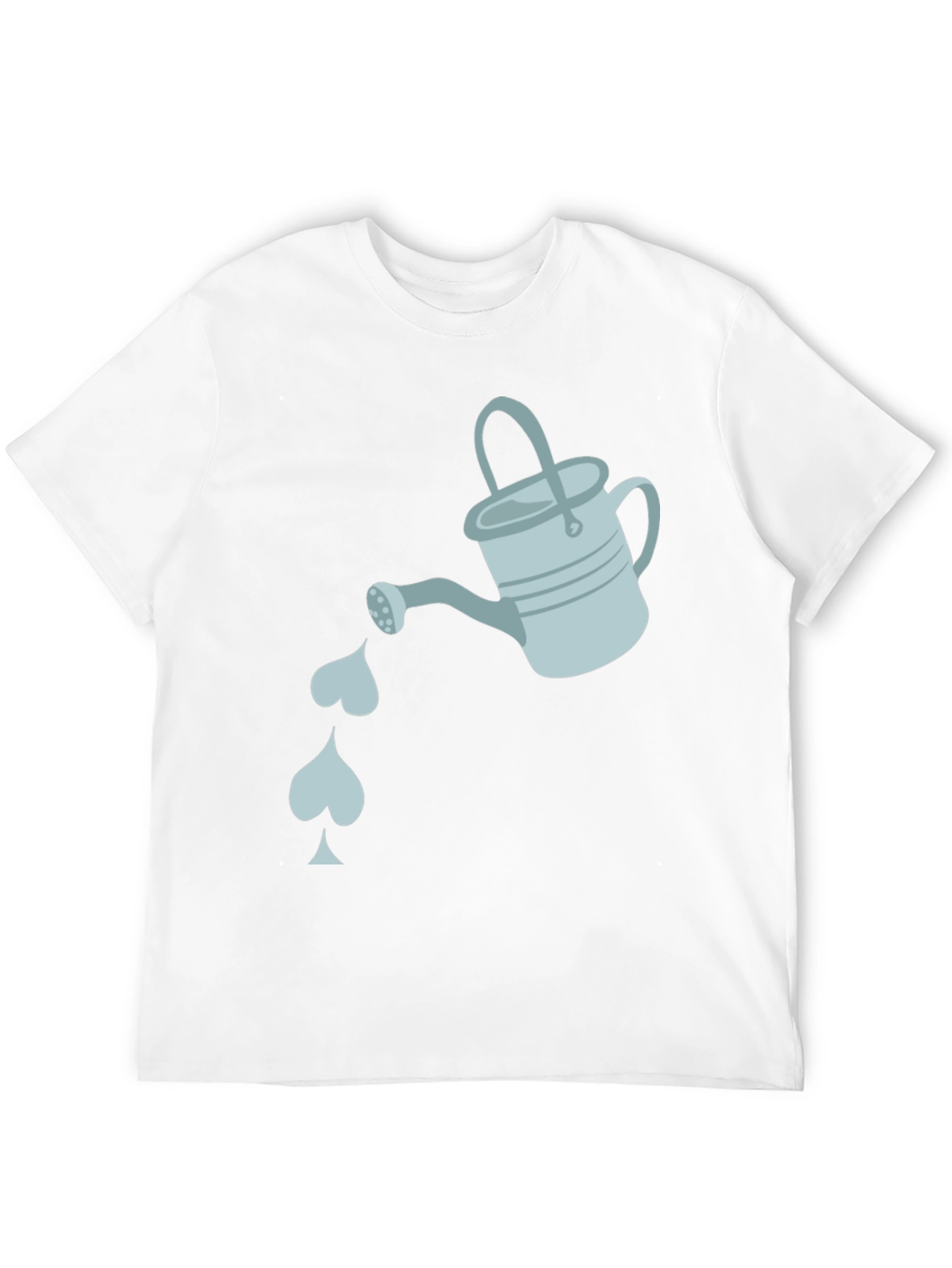 Watering Love T-Shirt - Garden Heart Design