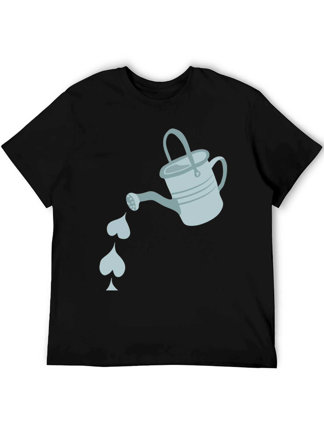 Watering Love T-Shirt - Garden Heart Design